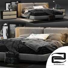 Bed Bed Minotti Tatlin Soft