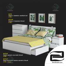 Bed Bed IKEA MALM 03