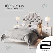 Bed Bed Restoration Hardware Paulette Tufted