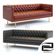 Sofa Sofa West Elm Modern Chesterfield