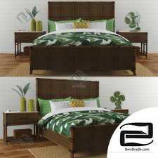 Bed Lexington Coco bay panel