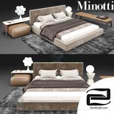 Bed Bed Minotti Bartlett