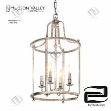 Hanging Lamp Hudson Valley Lighting Mansfield Transitional Foyer Light