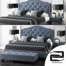 Bed LuXeo Brentwood Queen Tufted