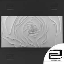 3D Panel 3D Panel Gypsum rose
