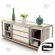 Curbstone cabinets Giorgetti TOWN CARLO COLOMBO 2015 80100