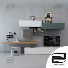 TV wall TV wall ATLANTE TOMASELLA A054