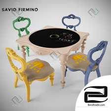 Tables and chairs for children Savio Firmino