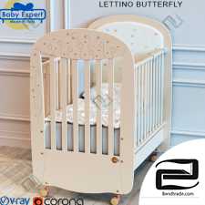 Children's bed Lettino Butterfly Baby Expert