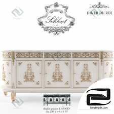 Curbstone curbstones ARTEARREDO Diner du Roi buffet Limoges