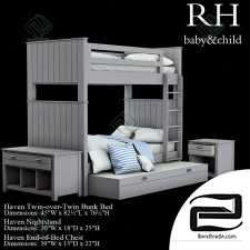 Children's bed Haven Twin-over-Twin Bunk