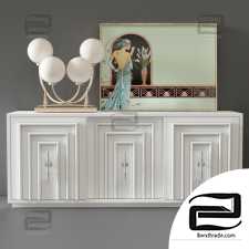 Chest of drawers Chest of drawers Art Deco 3 Door Credenza