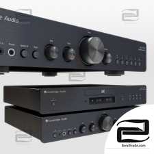 Audio engineering Cambridge DVD player and receiver
