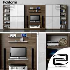 TV wall TV wall Varenna Poliform 14