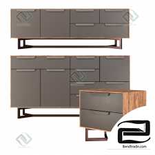Curbstone TV Hedberg nightstand cabinets
