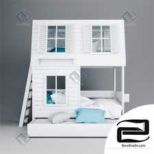 Children's bed Bed-house