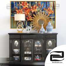 Chest of drawers Chest of drawers Set with decor 04