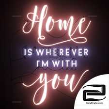 Neon Text 02 Home