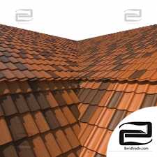 Texture roof tiles Monterrey
