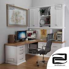 Office furniture Desktop in white