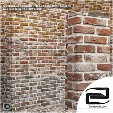Material brick, tile