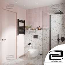 Pink bathroom