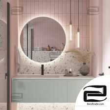 Pink bathroom