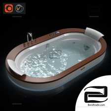 Jacuzzi Opalia Wood Stone Bathtub