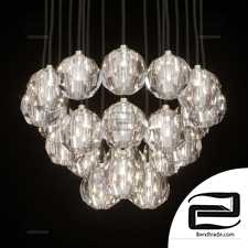 Pendant lamp RH BOULE DE CRISTAL ROUND CLUSTER CHANDELIER