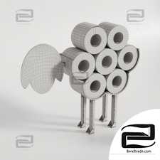 Sheep Decorative Toilet Paper Holder