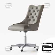 Office furniture MARTINE ADJUSTABLE LEATHER DESK CHAIR