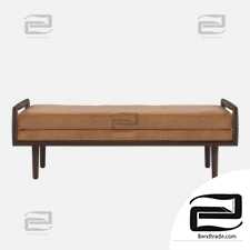 Ansa Charme Tan Banquette