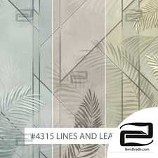 Walls, Creativille Wallpapers Lines and Leaves