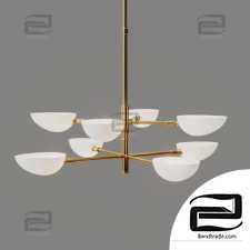 Circalighting Graphic Large Two-Tier Pendant Lamp