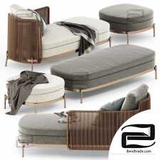 TAPE CORD PAOLINA, BENCH, OTTOMAN Minotti