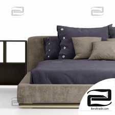 Flexform groundpiece bed