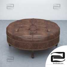 Pouf Vintage Large Round