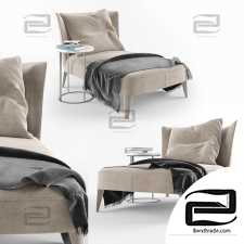 BB Italia Febo Chaise longue