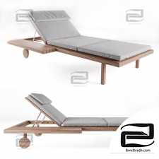 TRIBU Garden Chaise Longue