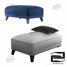 Danetti LEATHER ottoman