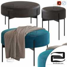 Coco Republic Lido Ottoman