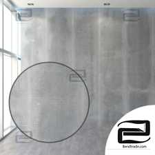 Material Concrete wall with ground seams