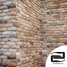 Material Brick wall with corners 61