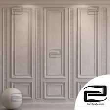 Material Stone Decorative plaster with molding 354