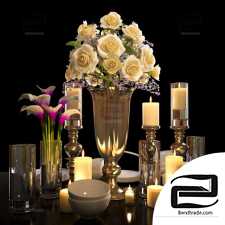 Decorative set with ROSE