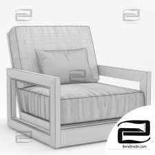 RH Outdoor Costa armchair