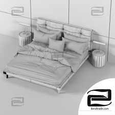 Viktor bed and Bedside boards