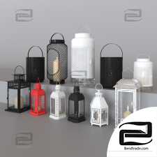 Ikea candlesticks-lanterns.BEFESTA.ENRUM.EDELHET.BORBY.KRINGSINTH.TOPPIG.URSKILLA