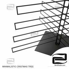 Minimalistic artificial spruce 