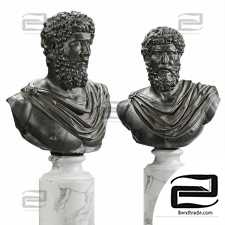 Sculptures by Lucius Verus Bust